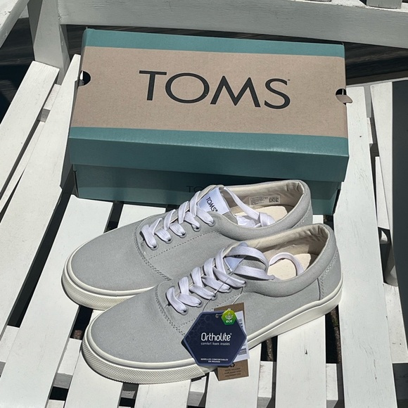 Toms Shoes - ☀️NIB Toms Alpargata Fenix Lace On Lunar Grey Size 9